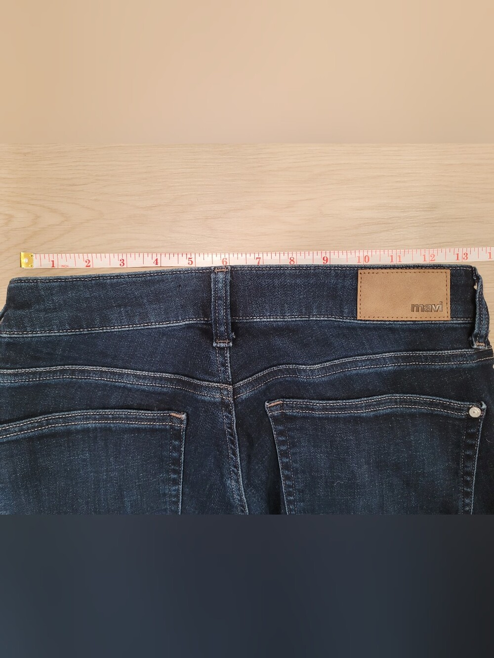 Dark Blue Denim MAVI Jeans "KATHLEEN" Boyfriend - Picture 5 of 11
